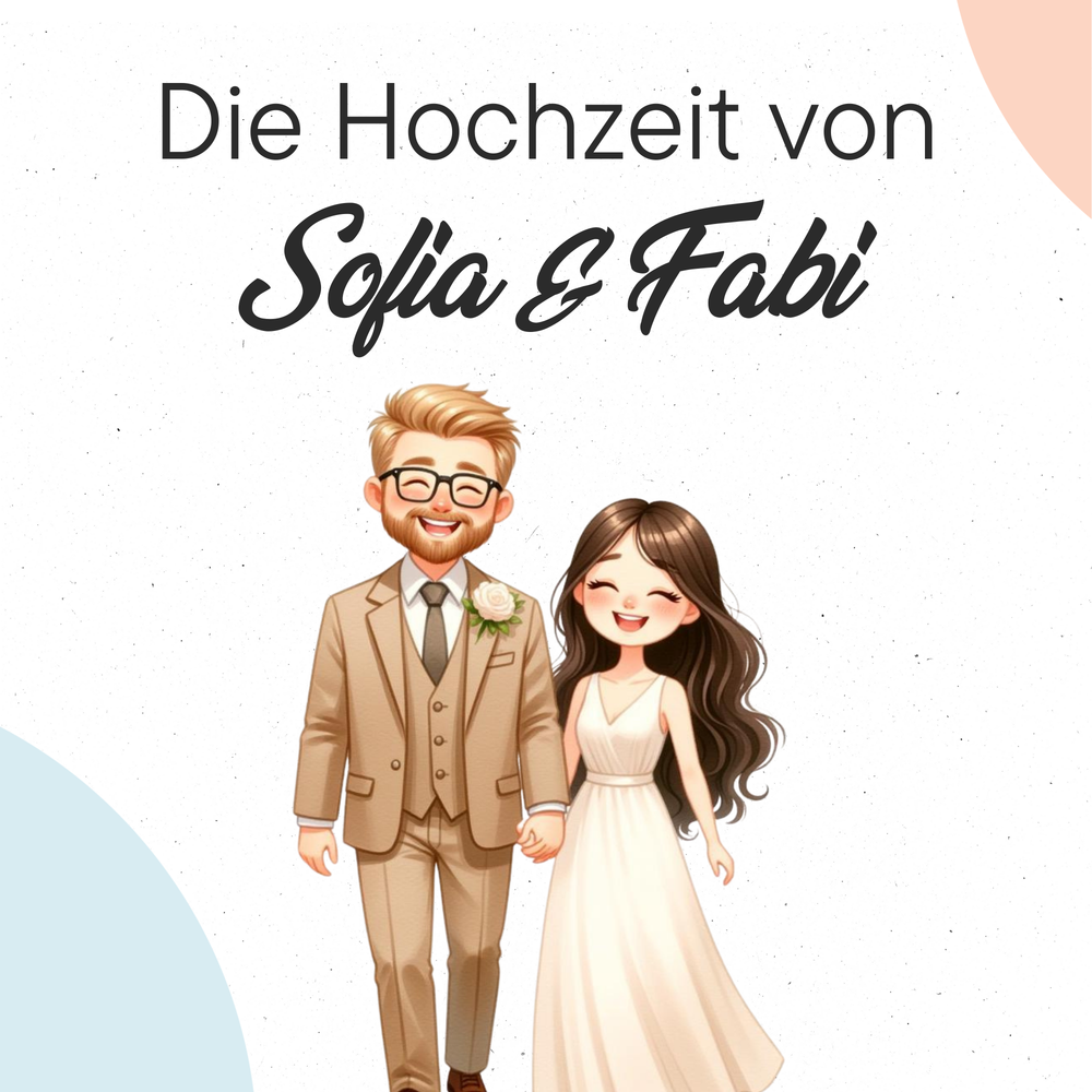 Personalisiertes Hochzeitsbuch Geschenk - DreamyTales