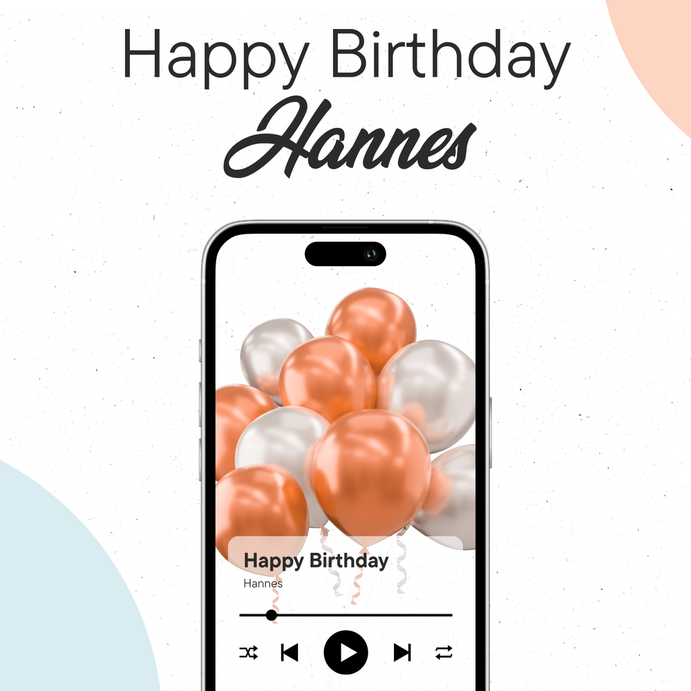 Personalisiertes Geburtstagslied